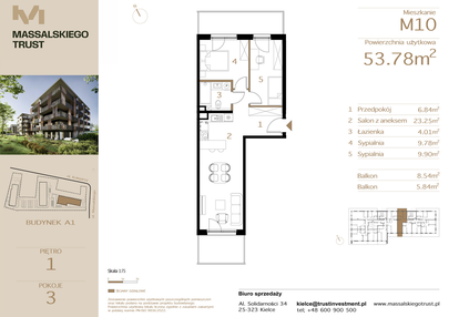 Mieszkanie w inwestycji: Massalskiego Trust