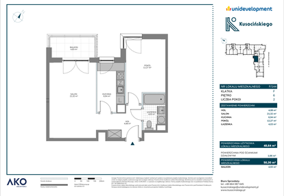 Mieszkanie w inwestycji: Kusocińskiego - Budynek B