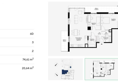 Mieszkanie w inwestycji: Jaśminowy Mokotów etap VI