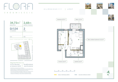 Mieszkanie w inwestycji: Flora Śródmieście