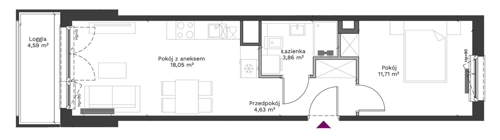 Mieszkanie w inwestycji: Bona