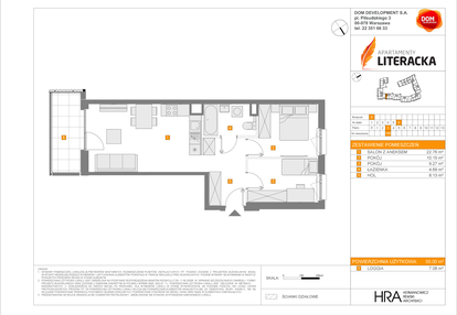 Mieszkanie w inwestycji: Apartamenty Literacka etap 2.2
