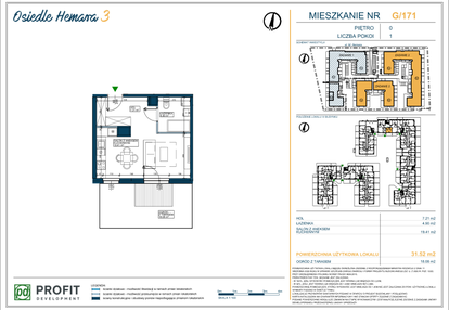 Mieszkanie w inwestycji: Osiedle Hemara - etap III bud. 2 i 3