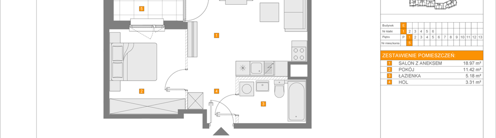 Mieszkanie w inwestycji: Apartamenty Literacka etap 2.2