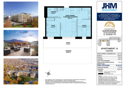 Mieszkanie w inwestycji: Apartamenty Zakopiańskie