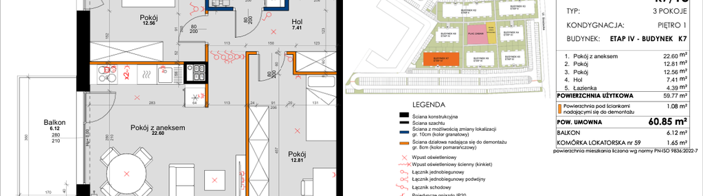 Mieszkanie w inwestycji: Kleszczewo Park - etap IV