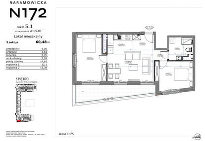 Mieszkanie w inwestycji: Naramowicka 172