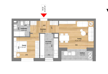 Mieszkanie w inwestycji: Przy Kochanowskiego