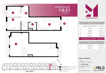 Mieszkanie w inwestycji: 2M Apartments etap IV