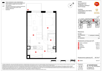 Mieszkanie w inwestycji: Apartamenty nad Rzeką