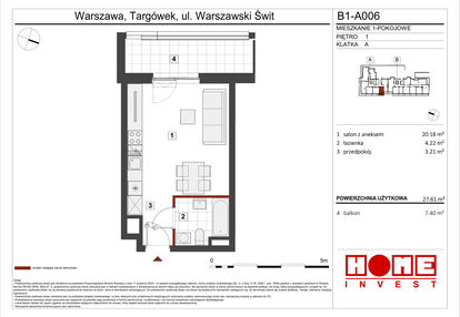 Mieszkanie w inwestycji: Warszawski Świt etap VIII