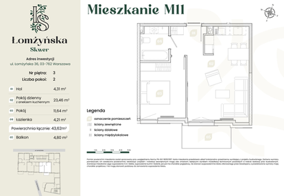 Mieszkanie w inwestycji: Łomżyńska Skwer