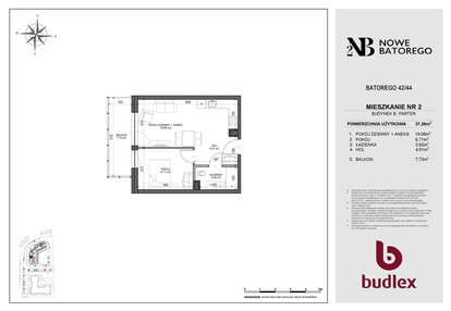 Mieszkanie w inwestycji: Nowe Batorego 2