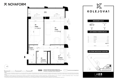 Mieszkanie w inwestycji: Kolejova 1