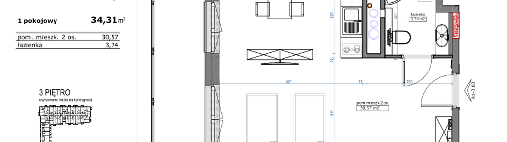 Mieszkanie w inwestycji: Naramowicka 172