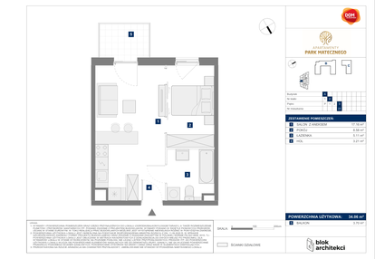 Mieszkanie w inwestycji: Apartamenty Park Matecznego Etap 1