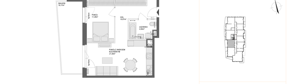 Mieszkanie w inwestycji: Osiedle Synteza etap IV