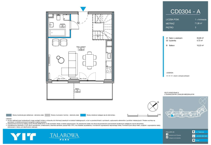 Mieszkanie w inwestycji: Talarowa Park