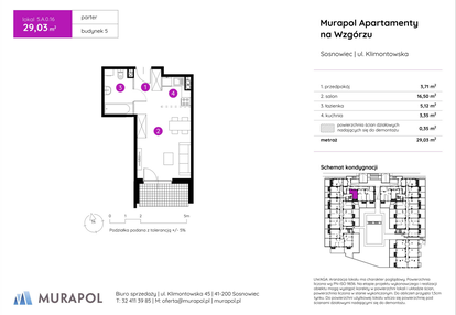 Mieszkanie w inwestycji: Murapol Apartamenty na Wzgórzu - bud. 4 i 5