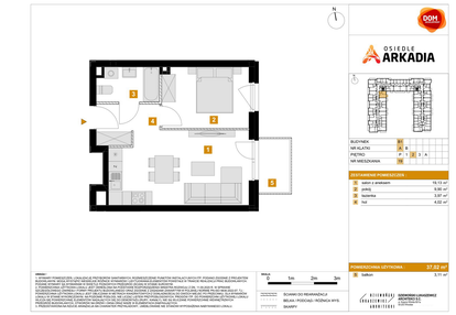 Mieszkanie w inwestycji: Osiedle Arkadia etap 2