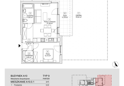 Mieszkanie w inwestycji: Zacisze Marcelin IIIa