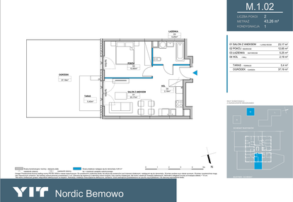 Mieszkanie w inwestycji: Nordic Bemowo - etap III