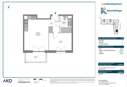 Mieszkanie w inwestycji: Kusocińskiego - Budynek B