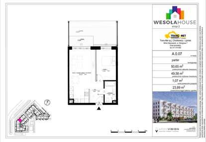 Mieszkanie w inwestycji: Wesoła House Etap II