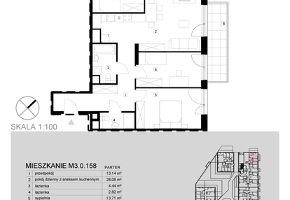Mieszkanie w inwestycji: Modern Helenów