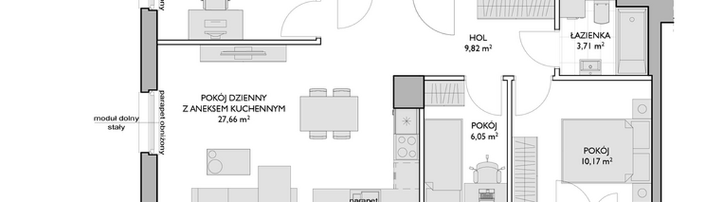 Mieszkanie w inwestycji: Wiszące Ogrody