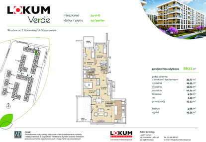 Mieszkanie w inwestycji: Lokum Verde etap III