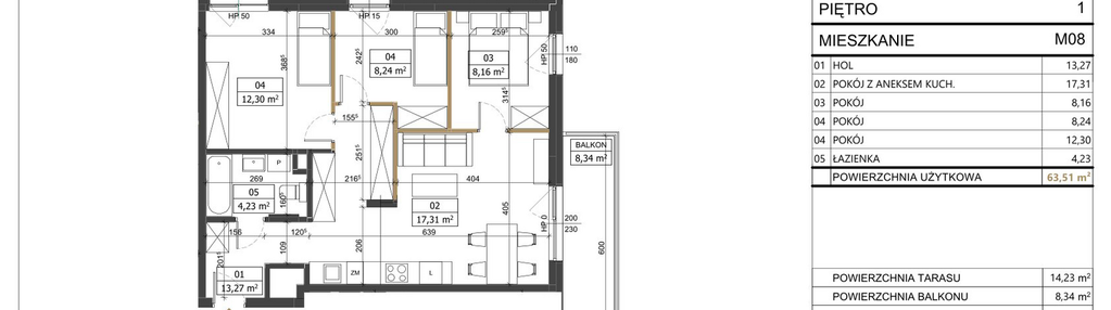 Mieszkanie w inwestycji: Ożarowska 35
