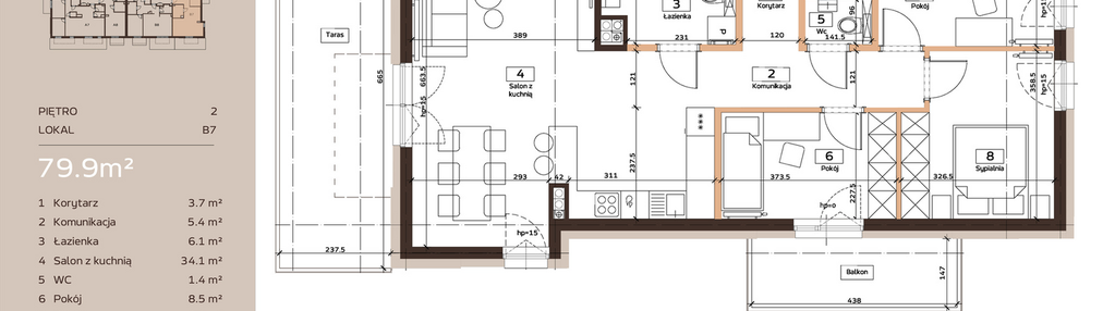 Mieszkanie w inwestycji: Domkove Widzew