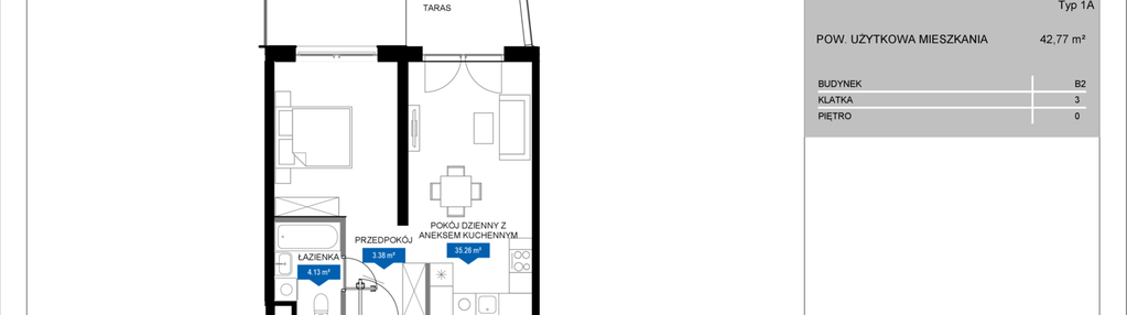 Mieszkanie w inwestycji: Flow - bud. B2 A i bud. B2 B