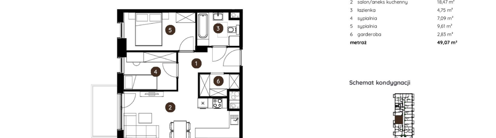 Mieszkanie w inwestycji: Murapol Corfa