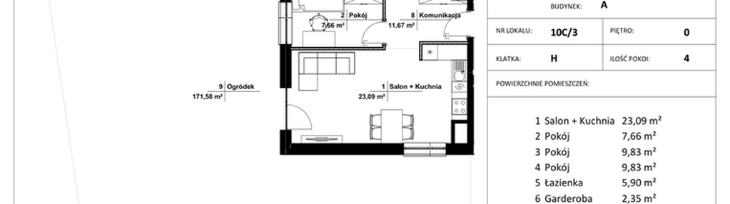 Mieszkanie w inwestycji: Jasielska 8C etap II