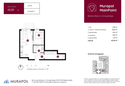 Mieszkanie w inwestycji: Murapol MainPoint
