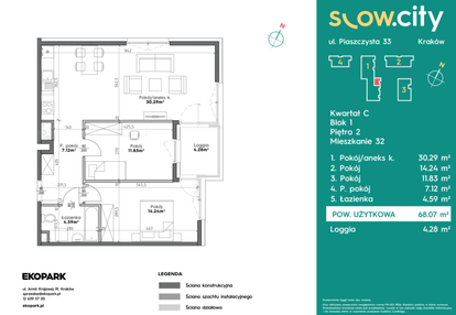 Mieszkanie w inwestycji: Slow City