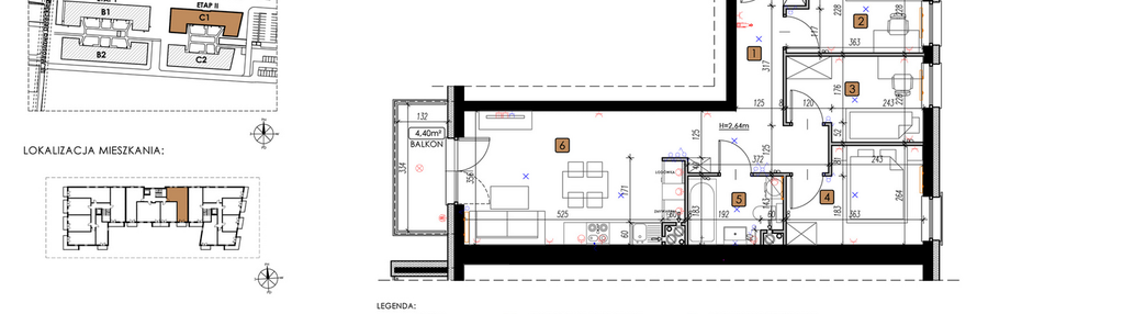 Mieszkanie w inwestycji: Koncertowe Wzgórze etap II