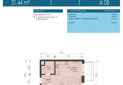 Mieszkanie w inwestycji: Apartamenty Aqua Marina