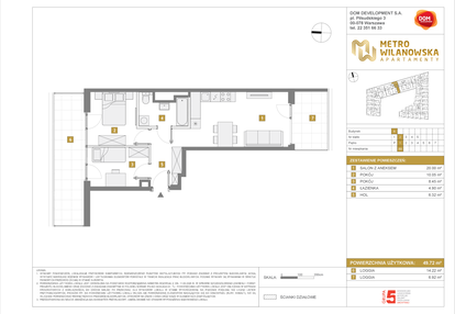 Mieszkanie w inwestycji: Apartamenty Metro Wilanowska