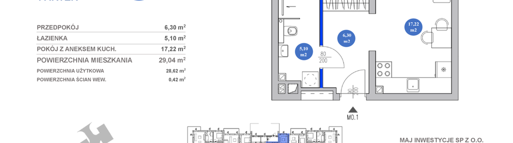 Mieszkanie w inwestycji: Osiedle Majowe 2.0 etap II