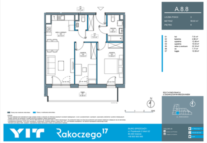 Mieszkanie w inwestycji: Rakoczego 17