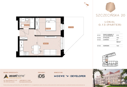 Mieszkanie w inwestycji: Szczecińska 20