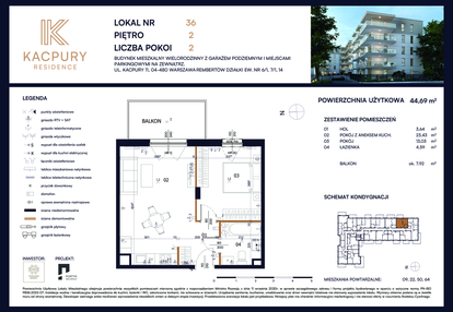 Mieszkanie w inwestycji: Kacpury Residence