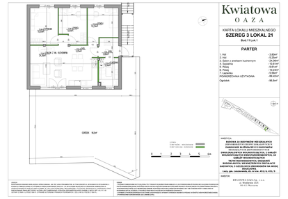 Mieszkanie w inwestycji: Kwiatowa Oaza