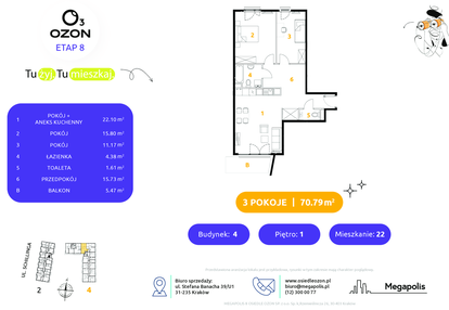 Mieszkanie w inwestycji: Osiedle Ozon etap VIII