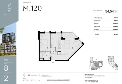 Mieszkanie w inwestycji: Sky Trust etap II