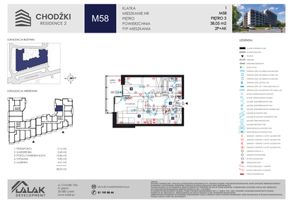 Mieszkanie w inwestycji: Chodźki Residence 2