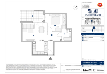 Mieszkanie w inwestycji: Osobowicka 114
